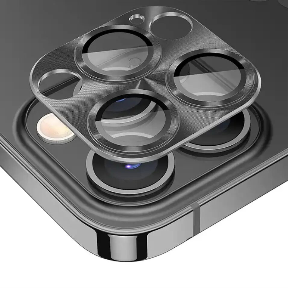 Kamera-Schutzglas Metall, passend für iPhone 15 / 15 Plus
