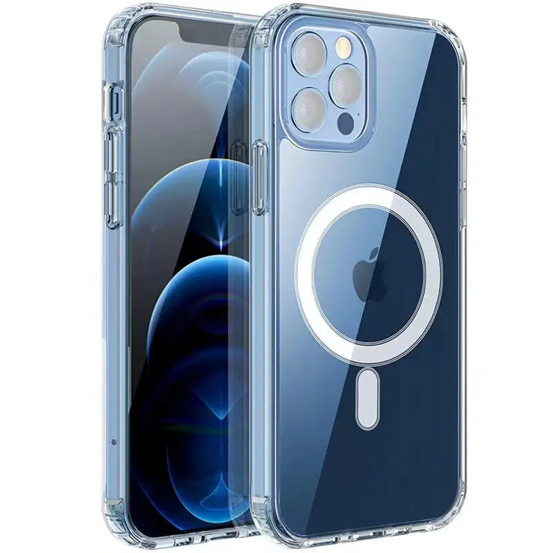 MagSafe Hülle, passend für iPhone 16 Pro Max, transparent